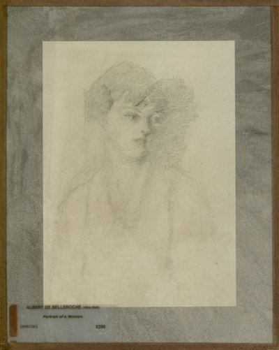 Retrato de una mujer de Albert de Belleroche